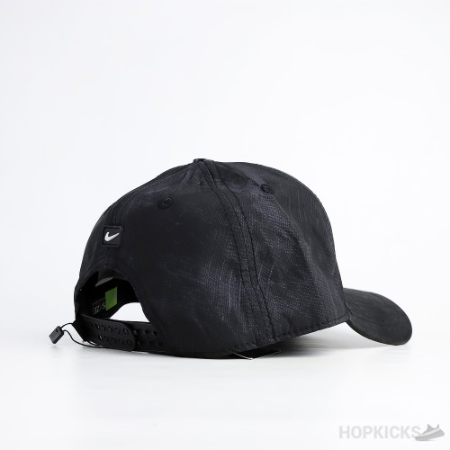 Nike big swoosh black cap